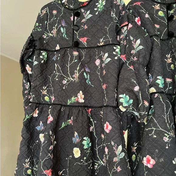 Melange Girl Flower Dress 5 7 Matching Sister - Picture 3 of 4